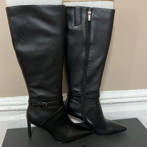 Vince Camuto black knee high boot